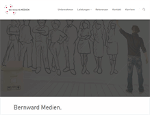 Tablet Screenshot of bernward-medien.de